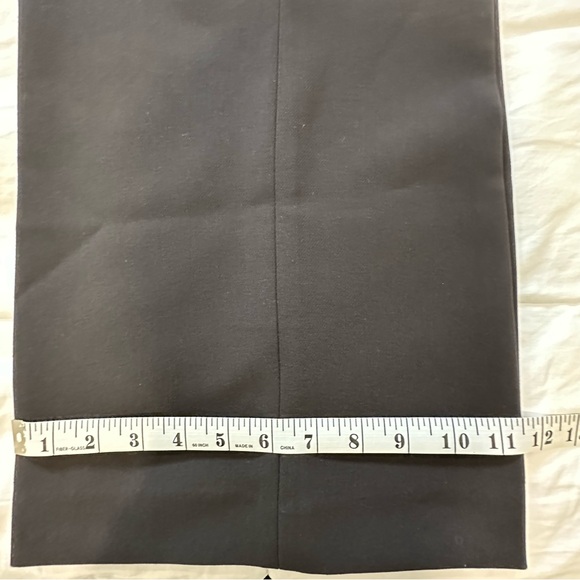 Zara Black Cropped Culottes Women’s Medium Wide Leg Dress Pants Like New - Picture 8 of 14